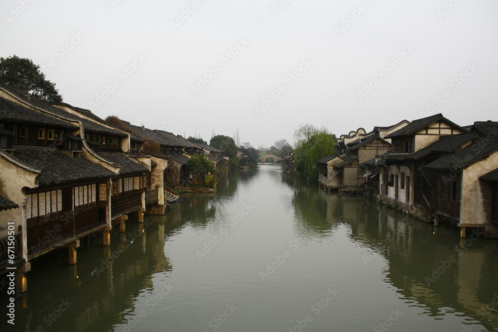 中国の古い町並み