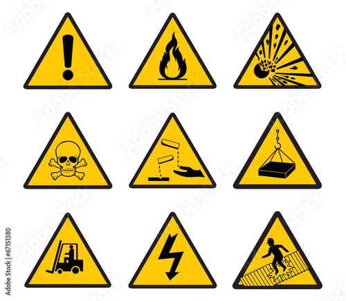 Warning Safety signs