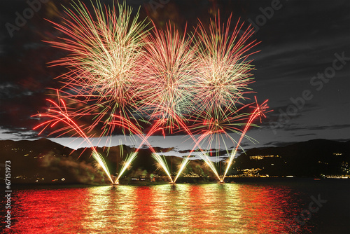 Fireworks on the Maggiore Lake, Luino