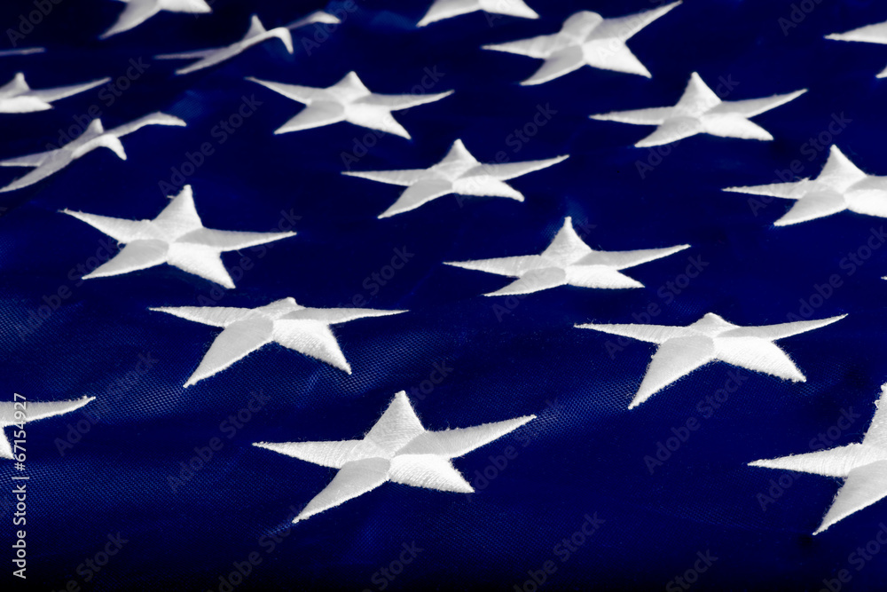 star American national flag closeup star American national flag closeup