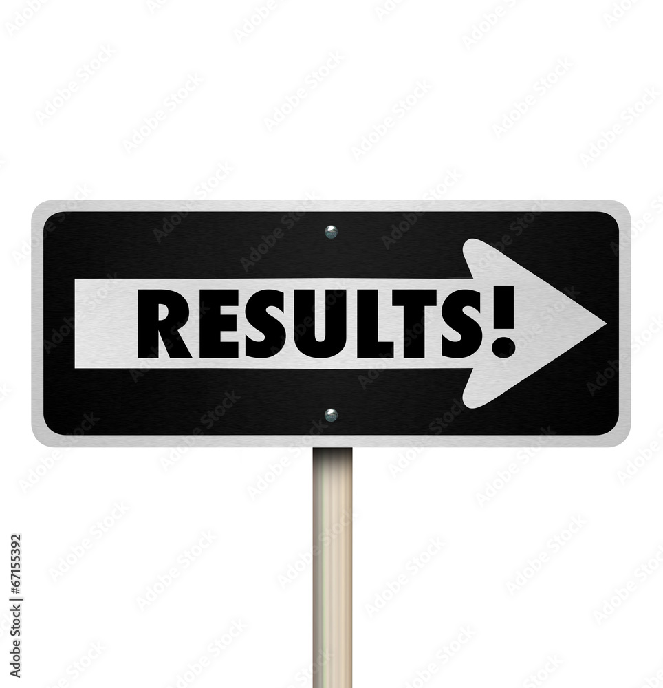 Results One Way Road Sign Outcome Answer End Result Proof Effort Results One Way Road Sign Outcome Answer End Result Proof Effort