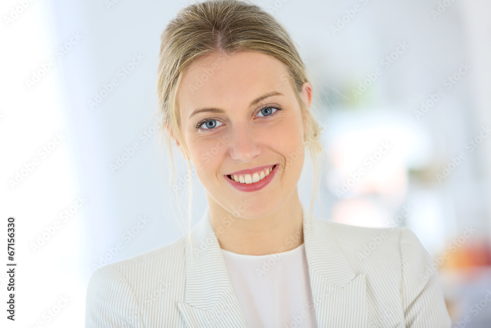 Portrait of beautiful young businesswoman Portrait of beautiful young businesswoman
