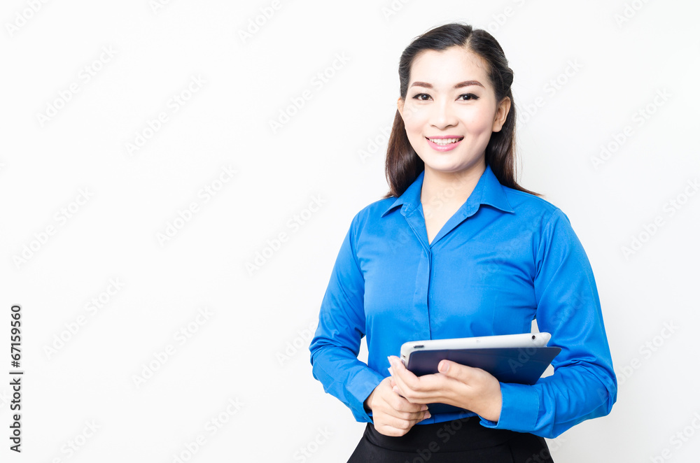 Image of a young woman with a lovely look and charming smile Image of a young woman with a lovely look and charming smile