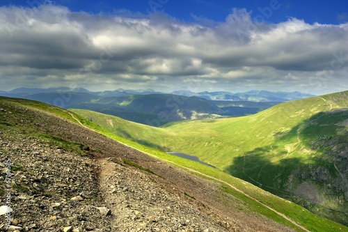 Grisedale Valley from Coffa Pike photo