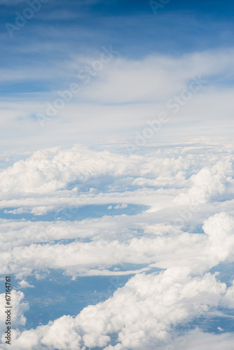 Fototapeta Naklejka Na Ścianę i Meble -  Cloudscape of bright blue sky
