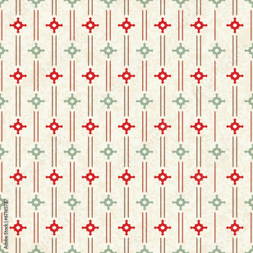 Seamless pattern in vintage style