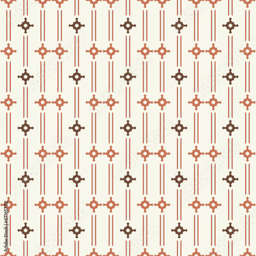 Seamless vector pattern in retro style