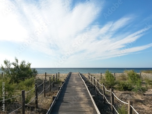 wooden path to the beach © Sunlove