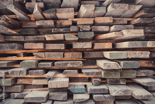 Stack wood, oak, board, cut © a_khachatryan