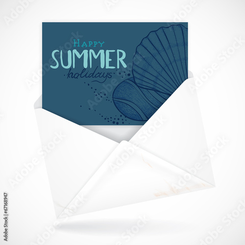 Postal Envelopes With Greeting Card