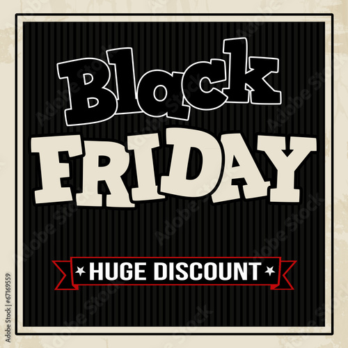 Black friday sale poster