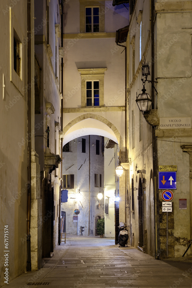 Old Town, Spoleto, Umbria