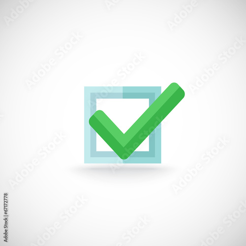 Free Download Chek mark web button icon - GFXLoad