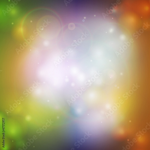 Abstract multicolored defocused lights background vector © Raevsky Lab