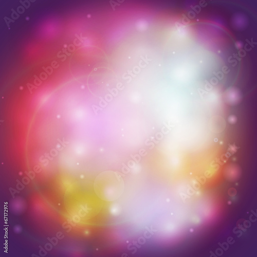 Abstract multicolored defocused lights background vector