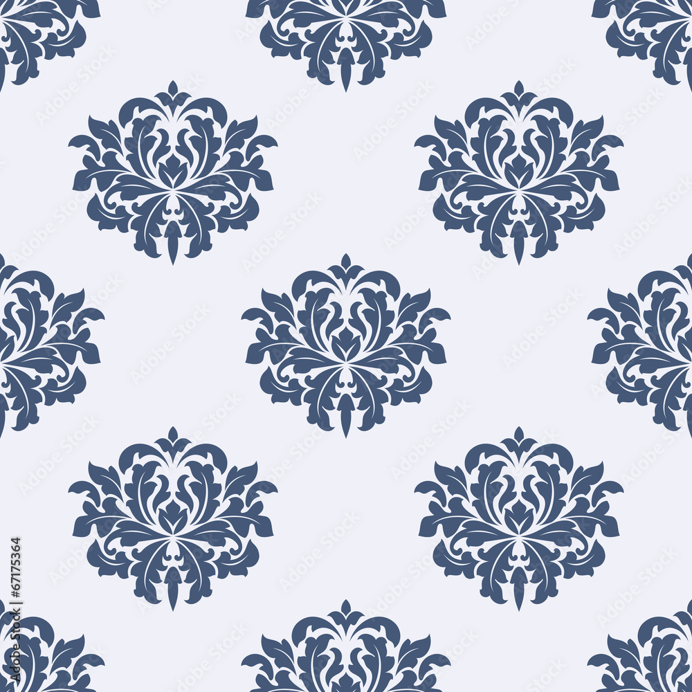 Floral seamless damask pattern Floral seamless damask pattern