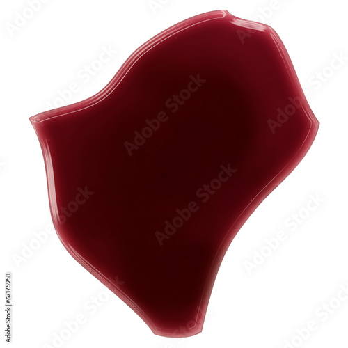 A pool of blood (or wine) that formed the shape of Burundi. (ser photo