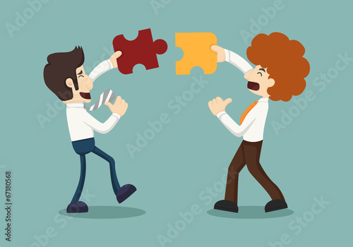 Business man connection