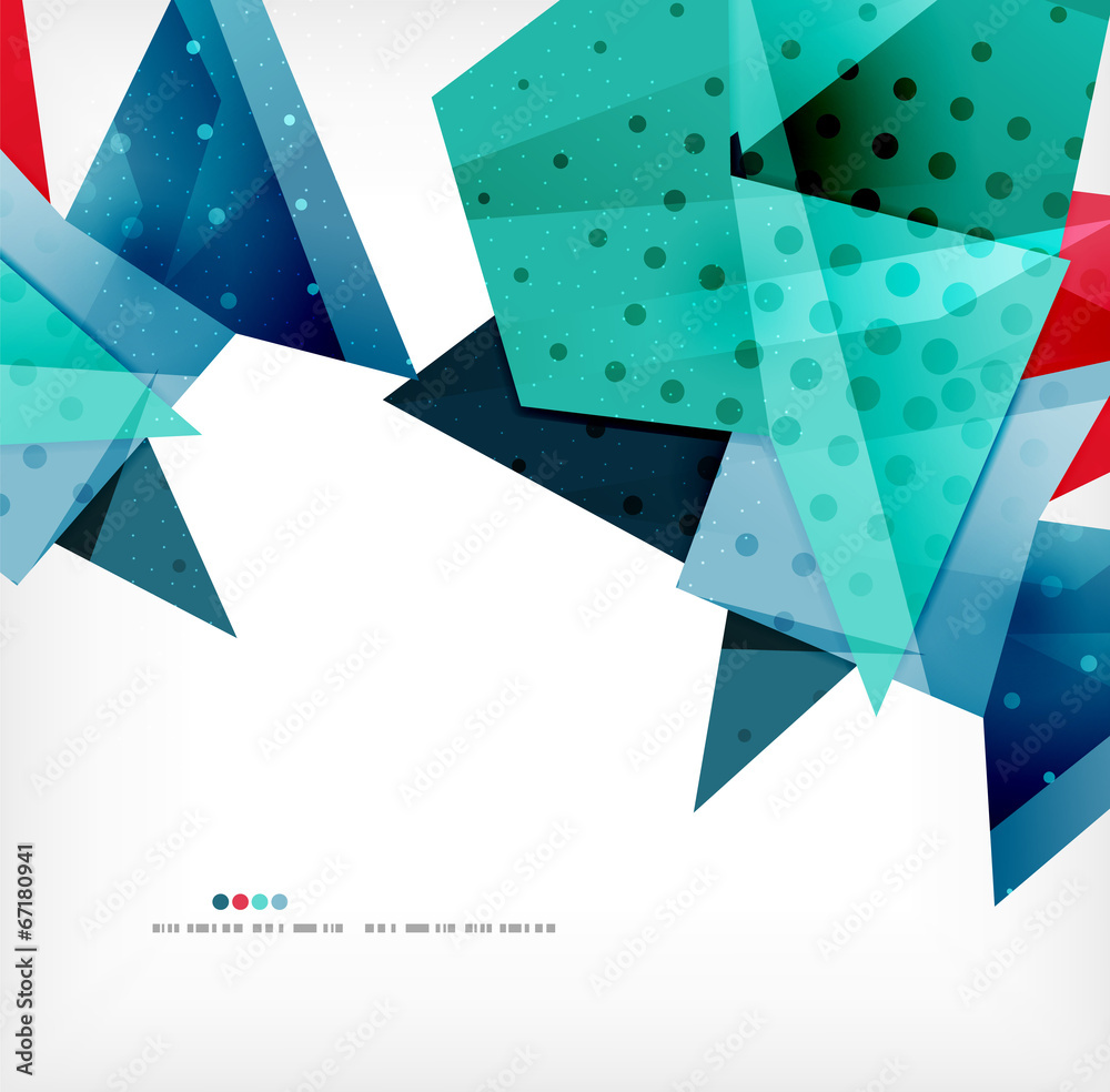 Geometric shape abstract futuristic background