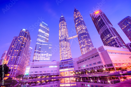 Photography Kuala Lumpur Night Skyline