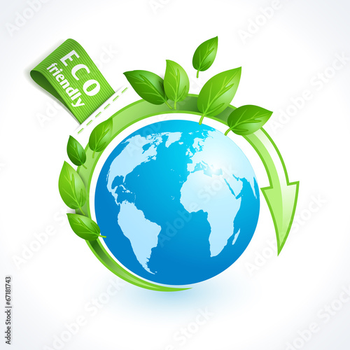 Ecology symbol globe