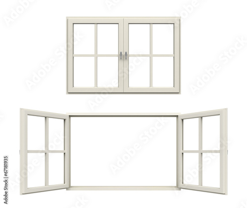 white window frame