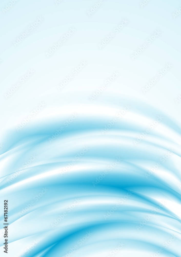 Blue smooth wavy vector backdrop Blue smooth wavy vector backdrop