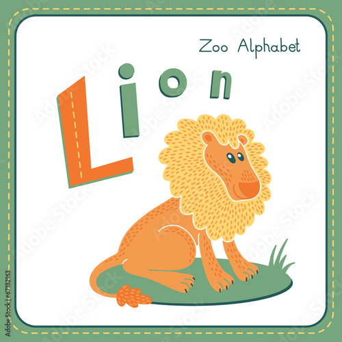 Letter L - Lion