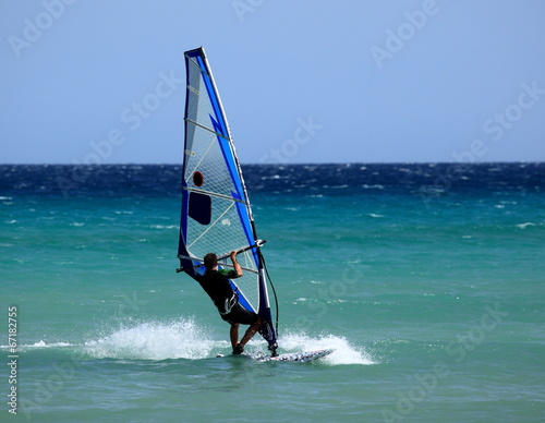 windsurfer aux canaries © joël BEHR