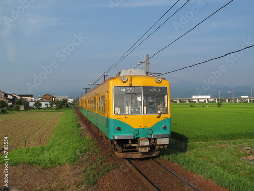 富山地方鉄道の夏
