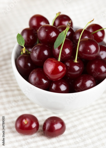 Sweet ripe cherry © seralex