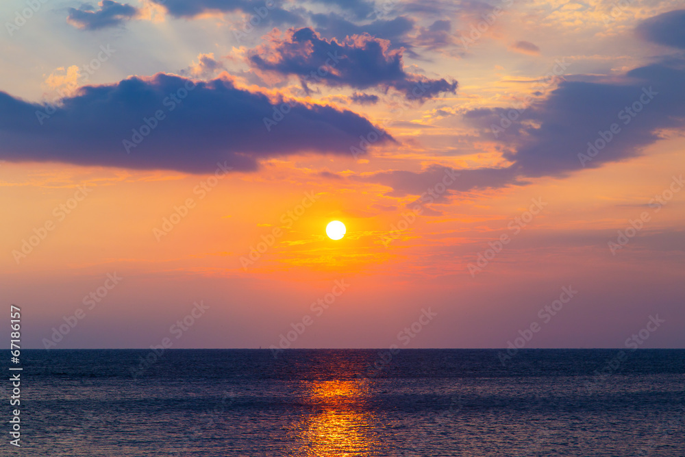 sea ​​sky sunset sunrise