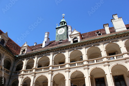 Der berühmte Arkadenhof des Landhauses in Graz photo