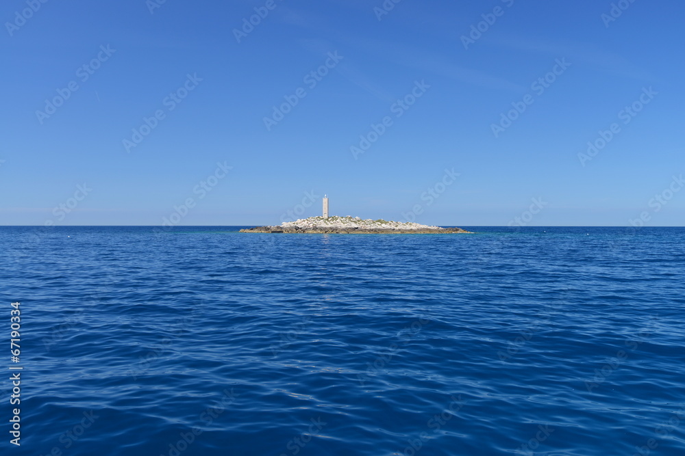 Fototapeta premium Lighthouse island in Croatia