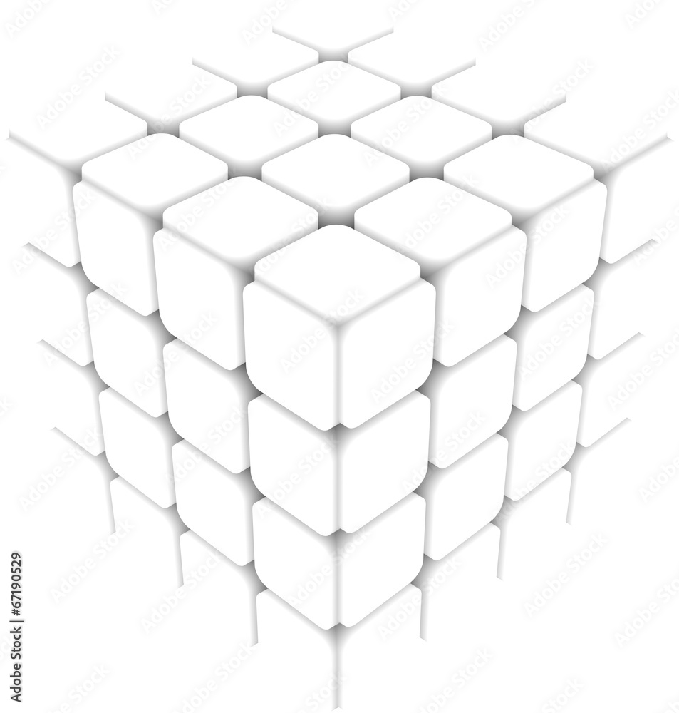 Fototapeta premium white cube