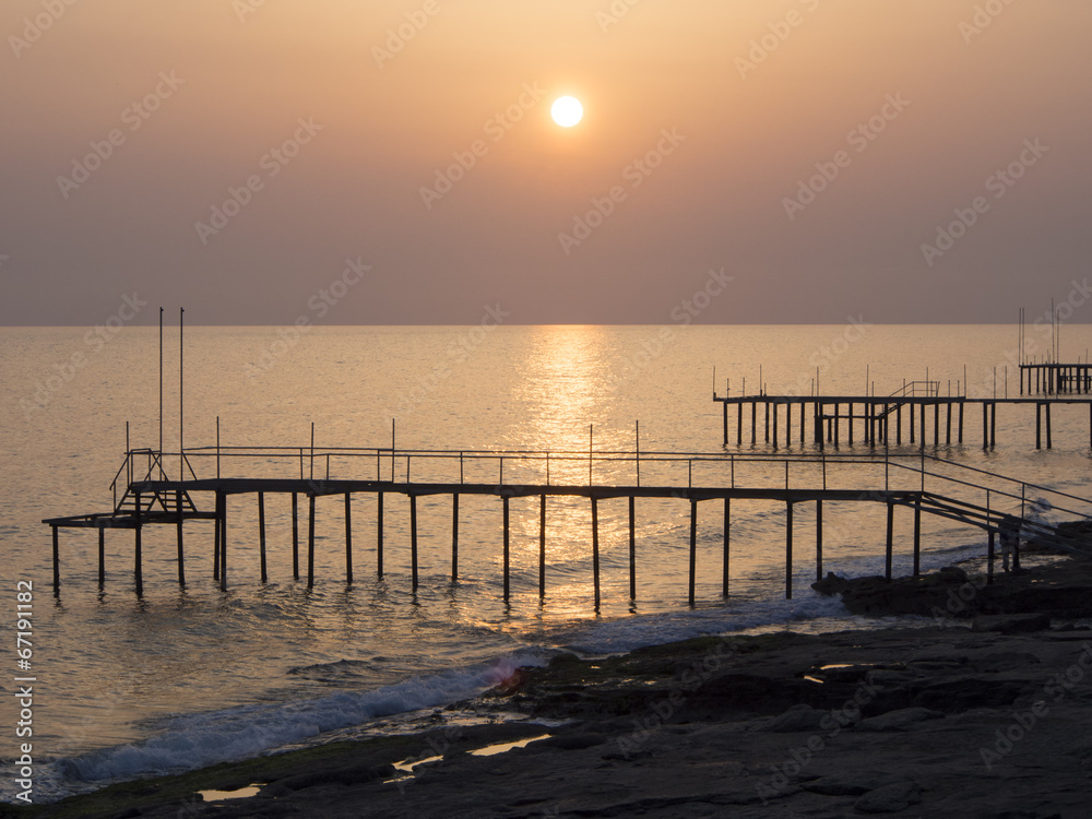 Fototapeta premium Summer sunset