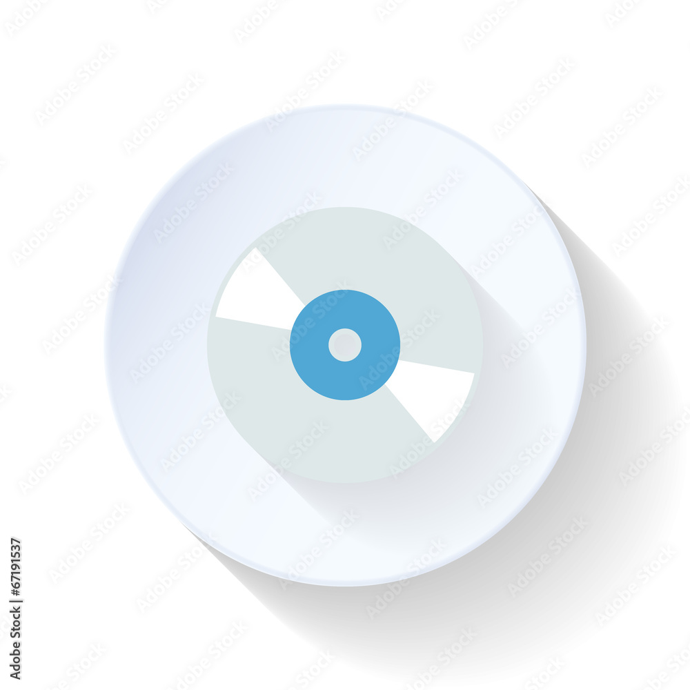 Compact disk flat icon Compact disk flat icon
