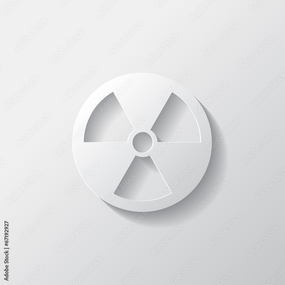 Radiation danger icon Radiation danger icon