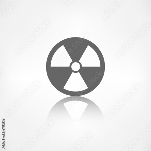 Radiation danger icon