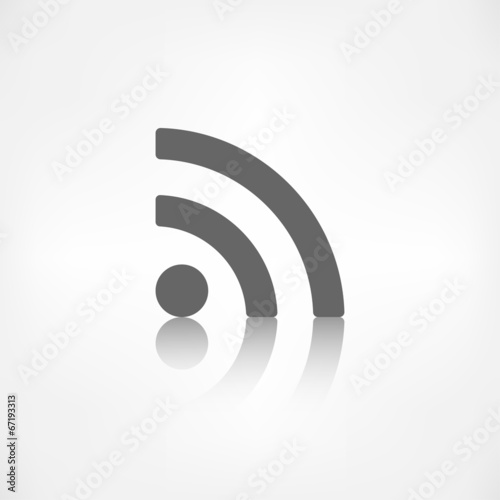 Rss icon, news symbol