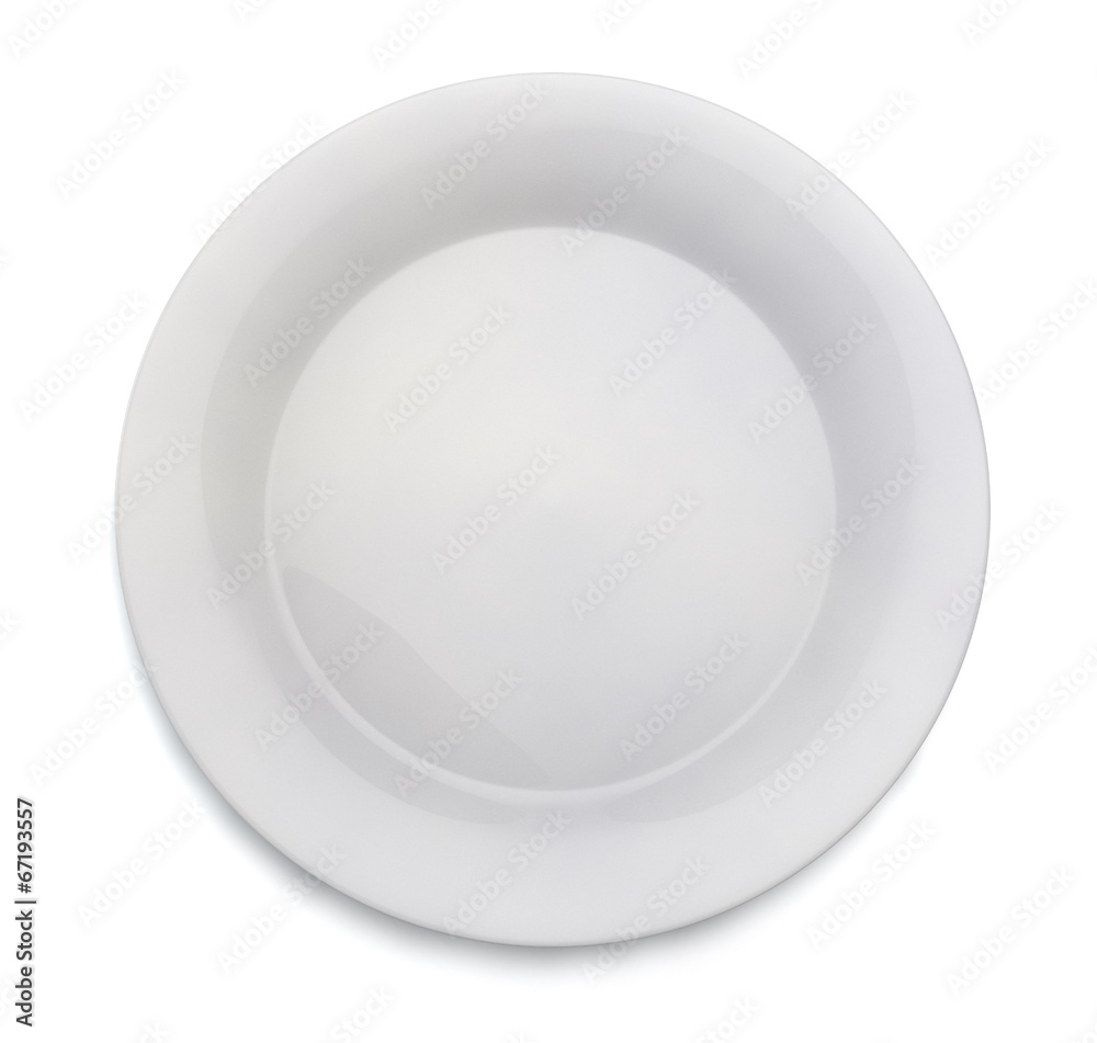 White Empty Plate