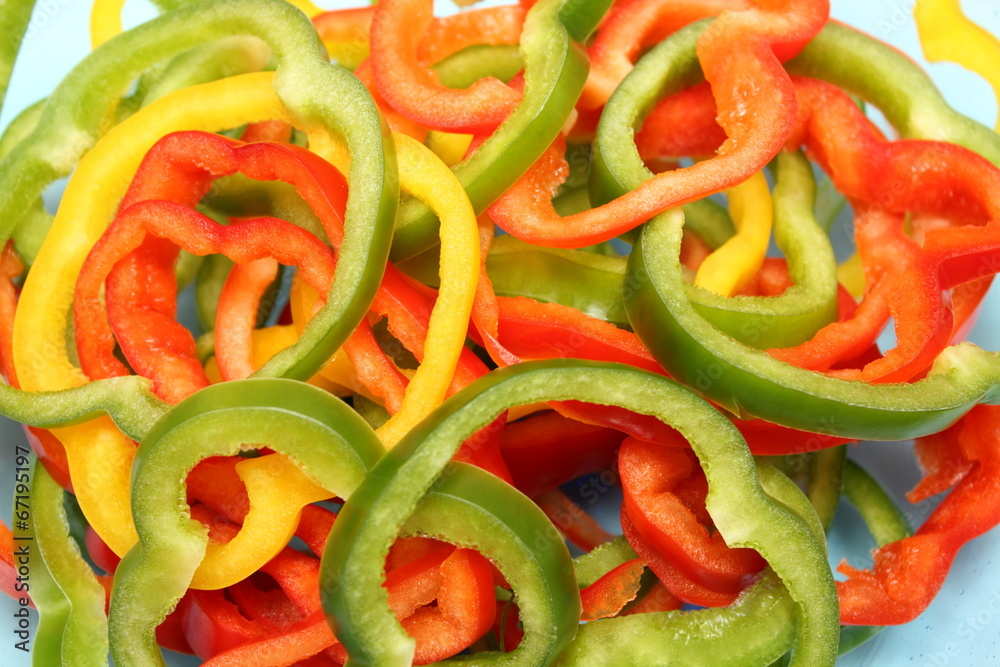 Sweet pepper, sweet vegetables Sweet pepper, sweet vegetables