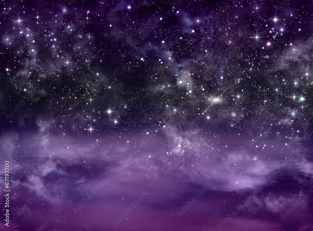 Obraz premium starry sky in the open space