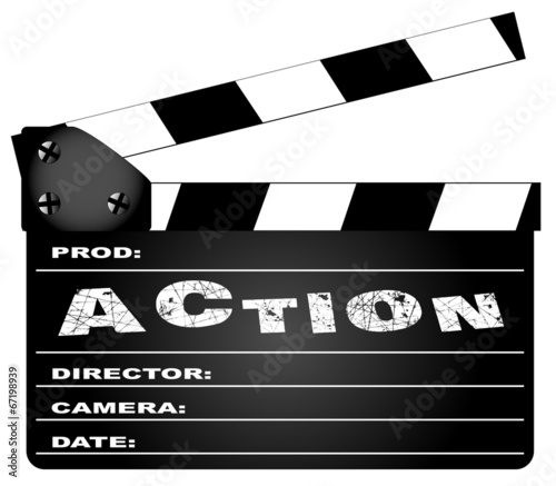 Action Movie Clapperboard