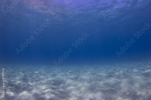 Underwater background - sunlight on ocean floor © Richard Carey
