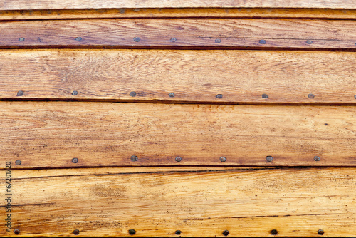Wooden boat details