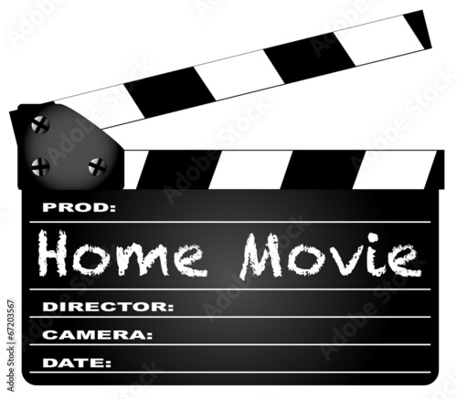 Home Movie Clapperboard