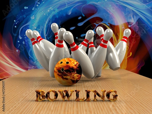 Bowling  Game Strike rot
