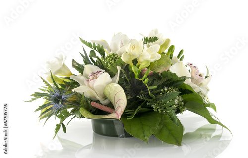 Fototapeta Naklejka Na Ścianę i Meble -  flower arrangement with lilys and freesia