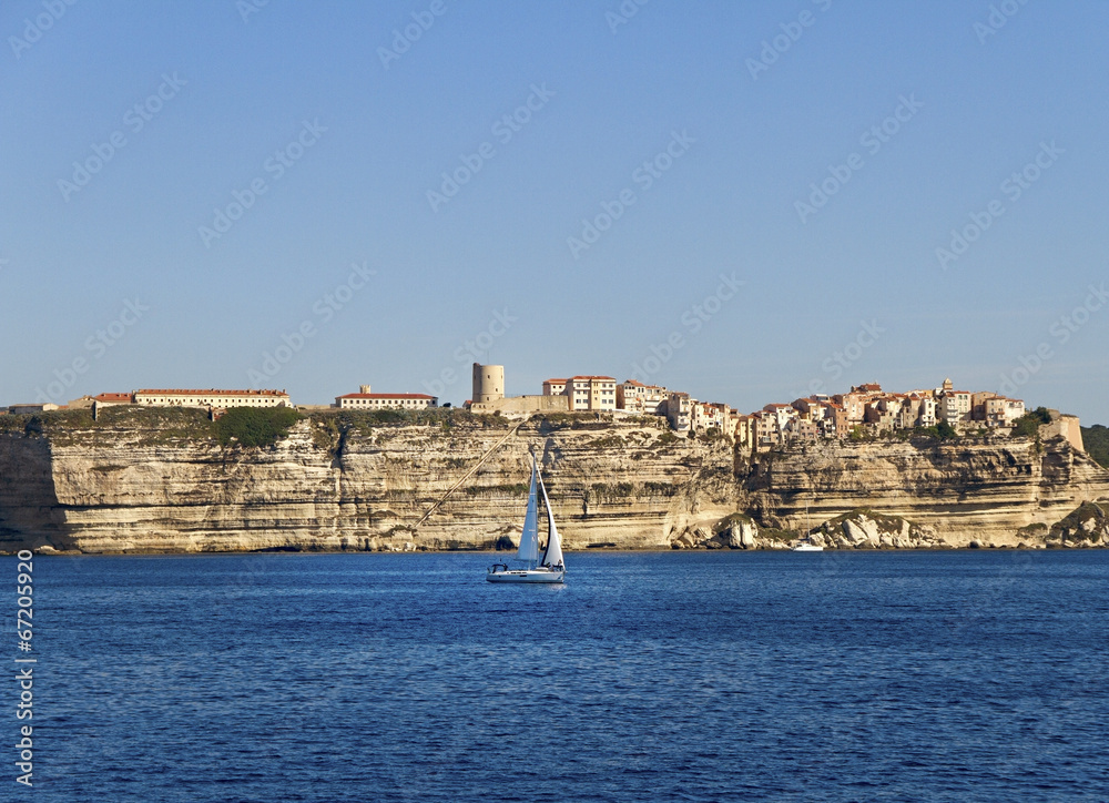 View to the Bonifacio.